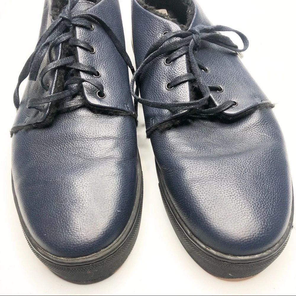Matt Bernson | Blue Leather Oxfords